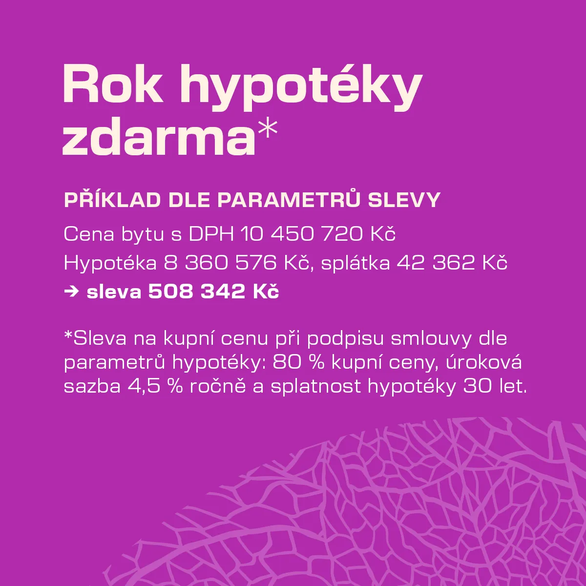 Jen 10 % z aktuálních cen vám stačí ke koupi bytu. Tak neotálejte.